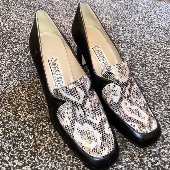 Sergio Zelcer Snakeskin Heels - Picture 2 of 3